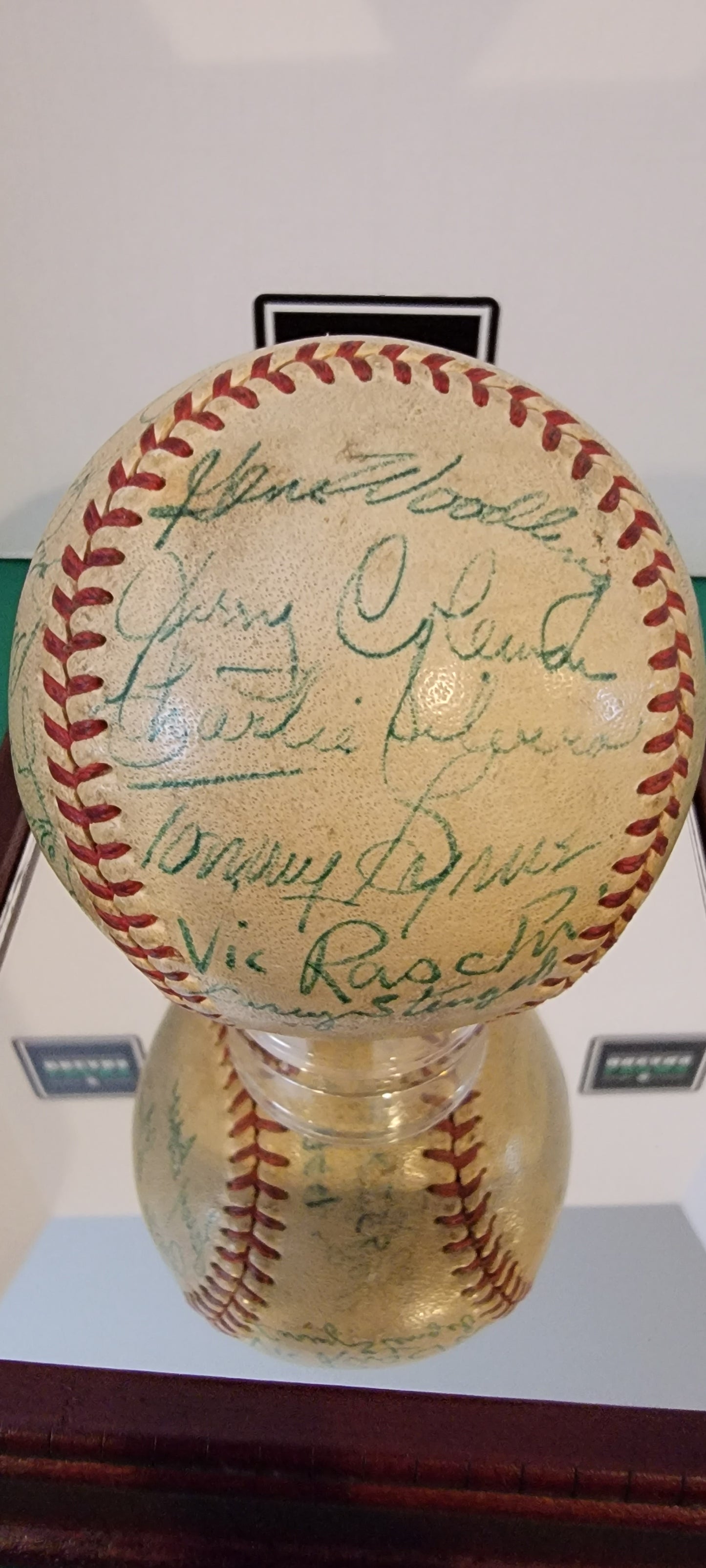 1949 new york yankees world series champions signed baseball JSA certified autographed baseball 1800x4000