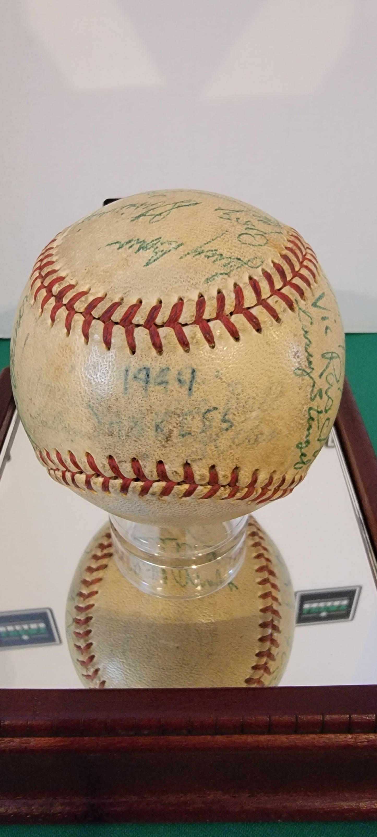 1949 new york yankees world series champions signed baseball JSA certified autographed baseball 1800x4000 mlb memorabilia baseball card breaks